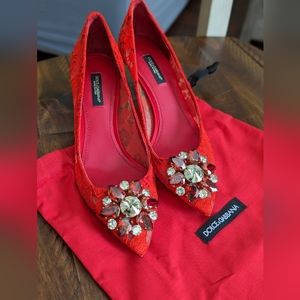 Dolce & Gabbana Lace Heels,